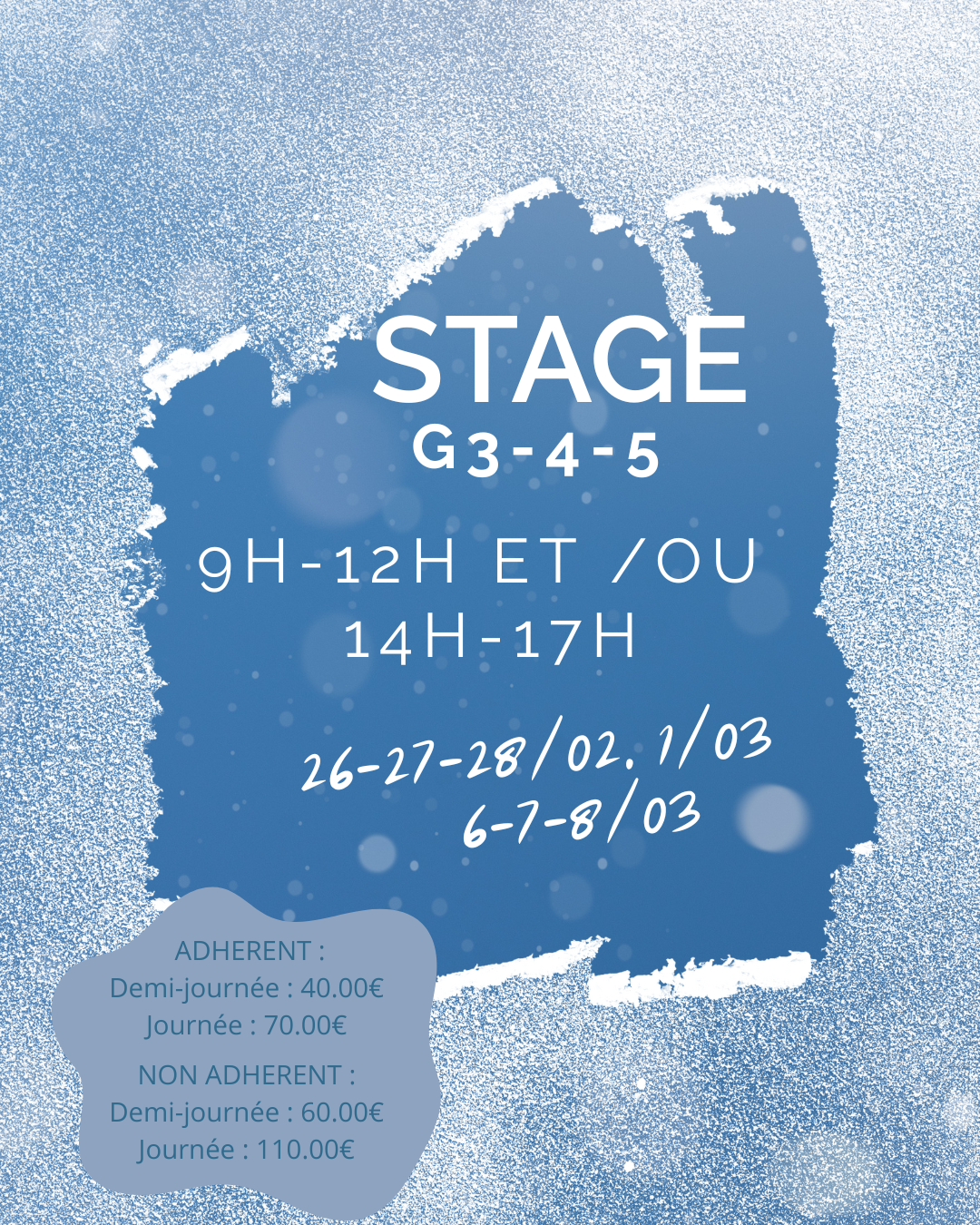 Stage d'hiver